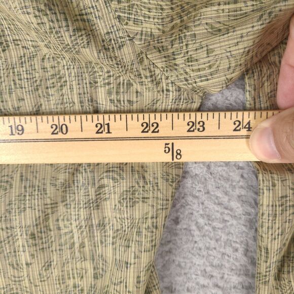 Tommy Bahama Shirt Mens Medium Green Striped Floral Long Sleeve Button Down‎ - Picture 13 of 16